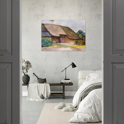 Farm Sun - Piet Mondrian Brushed Aluminum Print - 70x100 cm / 28x40 inches | Piet Mondrian Aluminum Print | Piet Mondrian Prints