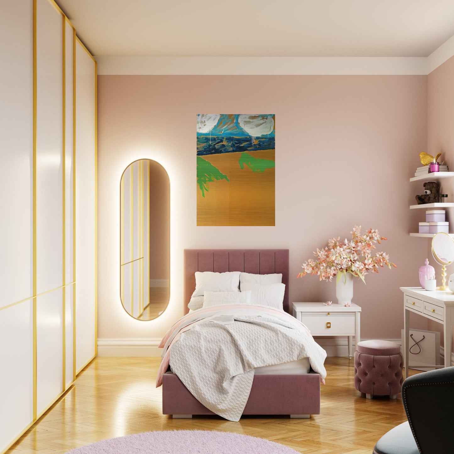 Paesaggio anemico - 1973 - Mario Schifano Brushed Aluminum Print - 70x100 cm / 28x40 inches | Mario Schifano Aluminum Print | Mario Schifano Prints