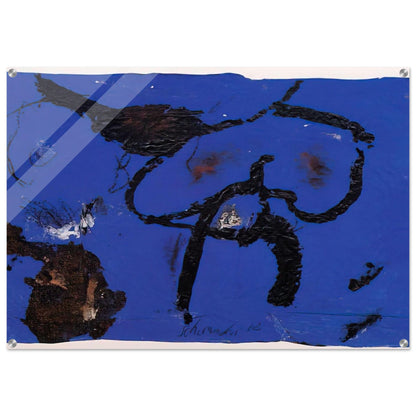 G-3 - 1982 - Emil Schumacher Acrylic Print - 70x100 cm / 28x40″ inches | Emil Schumacher Wall Art | Emil Schumacher Prints