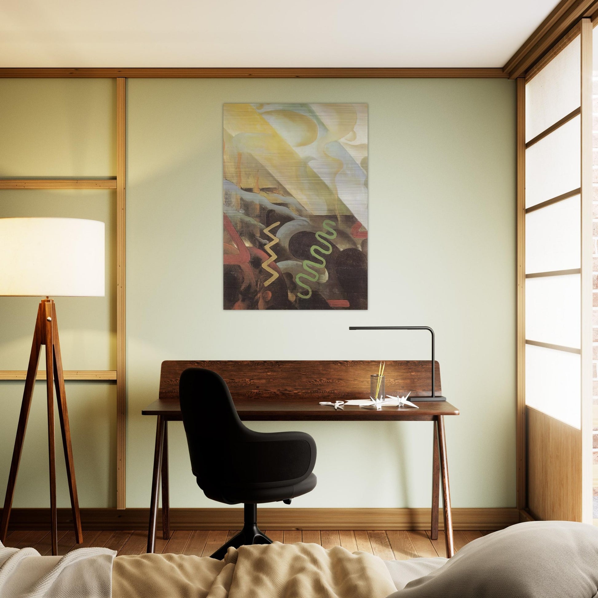 Astrazione - 1921 - Julius Evola Brushed Aluminum Print - 70x100 cm / 28x40 inches | Julius Evola Aluminum Print | Julius Evola Prints