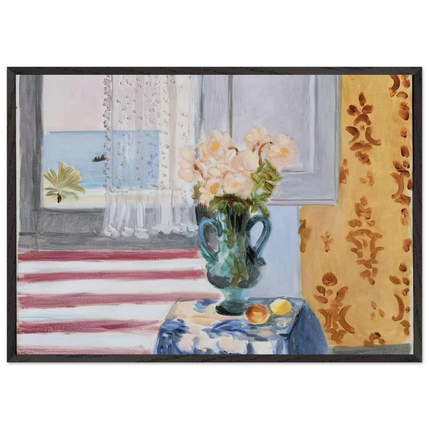 VASE OF FLOWERS 1924 - Henri Matisse Framed Art Print – Black Wooden Frame - Default Title - -Framed Art Print