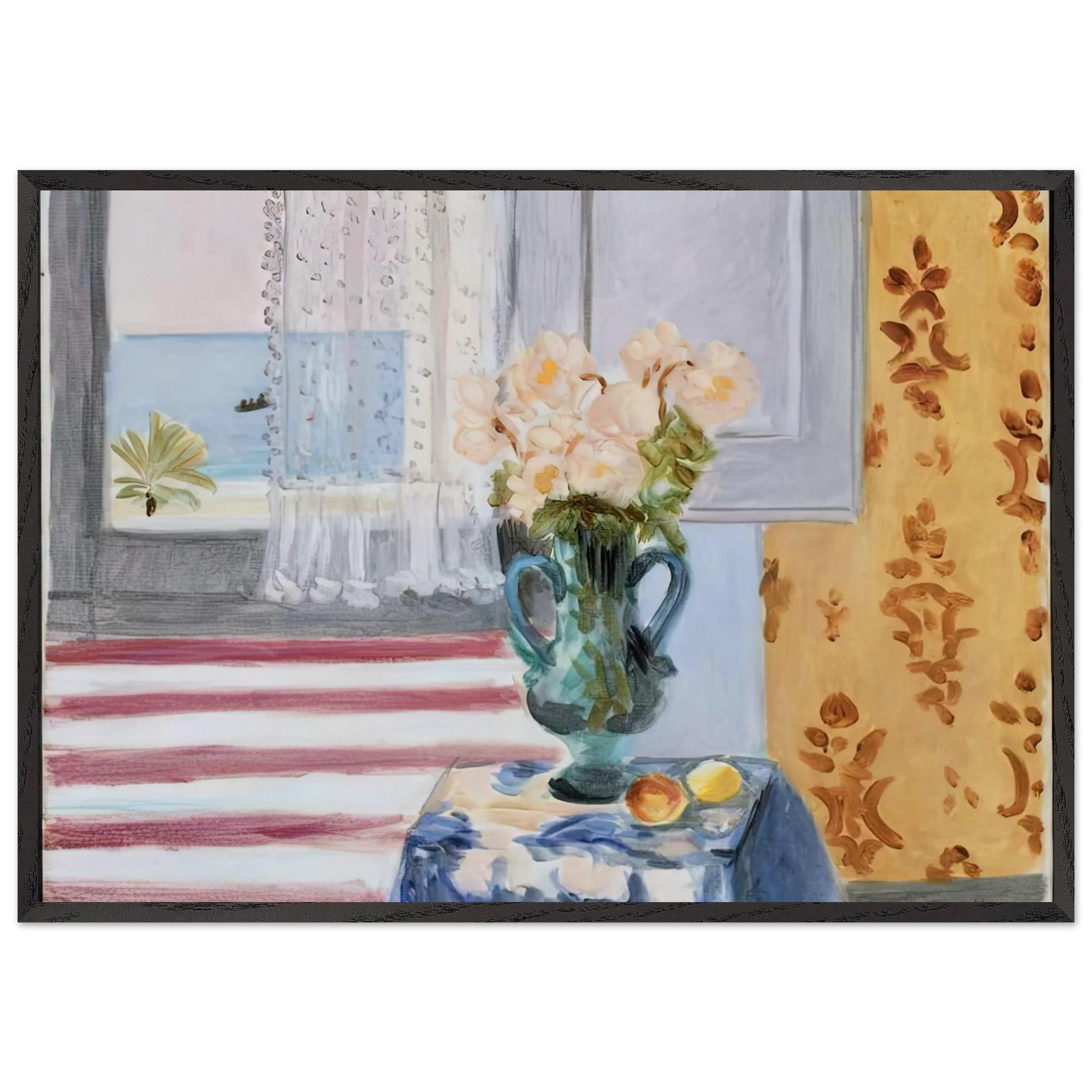 VASE OF FLOWERS 1924 - Henri Matisse Framed Art Print – Black Wooden Frame - Default Title - -Framed Art Print