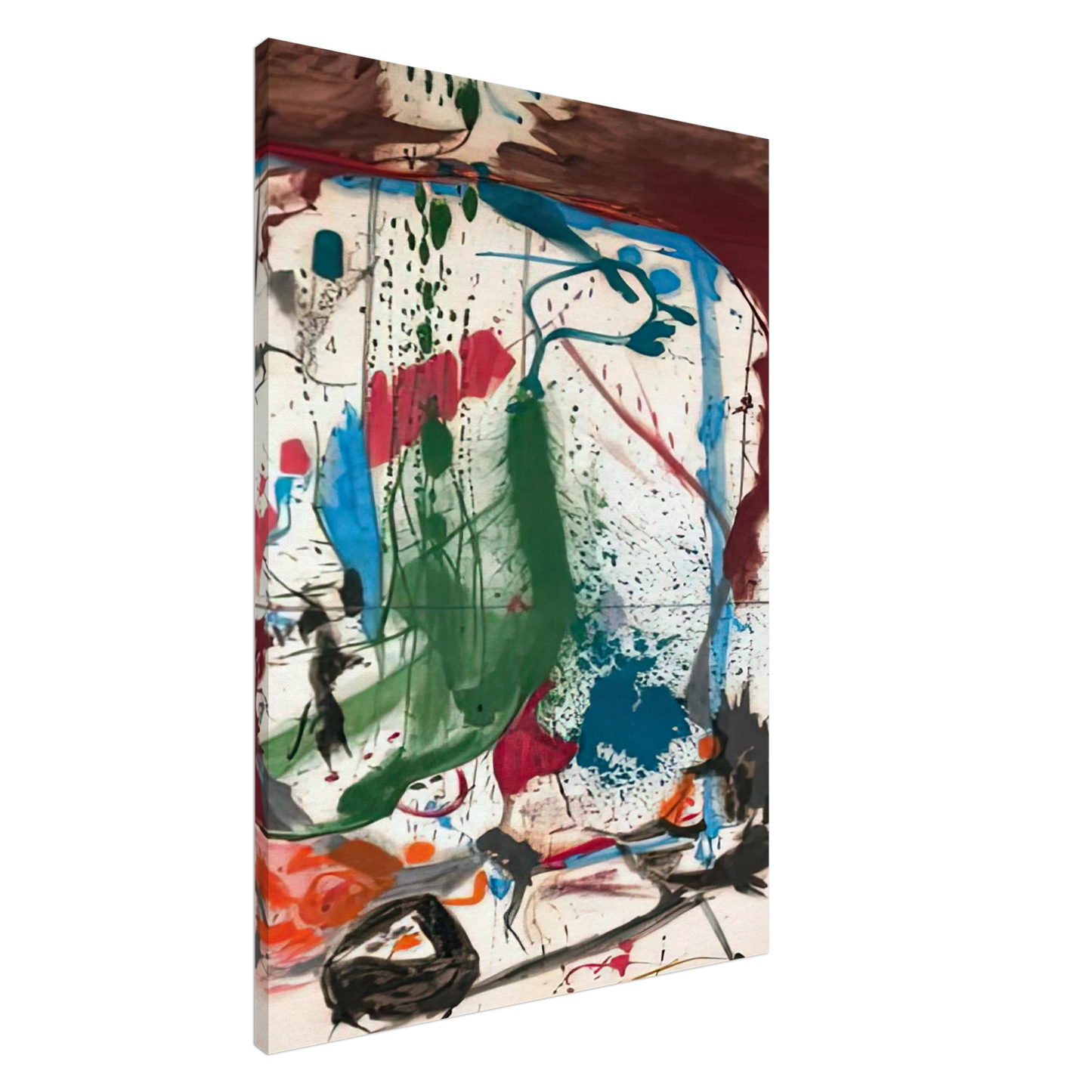Helen Frankenthaler - Las Mayas, 1958- Wall Art - 28x40 inches / 70x70 cm - Canvas (Imperial) - -