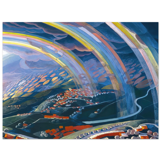 Gerardo Dottori - The Miracle of Light While Flying - 1931 Fine Art Poster - Default Title
