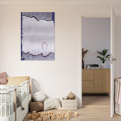 Edge of White Dawn #1 - 1982 - Theodoros Stamos Brushed Aluminum Print - 70x100 cm / 28x40 inches | Theodoros Stamos Aluminum Print | Theodoros Stamos Prints