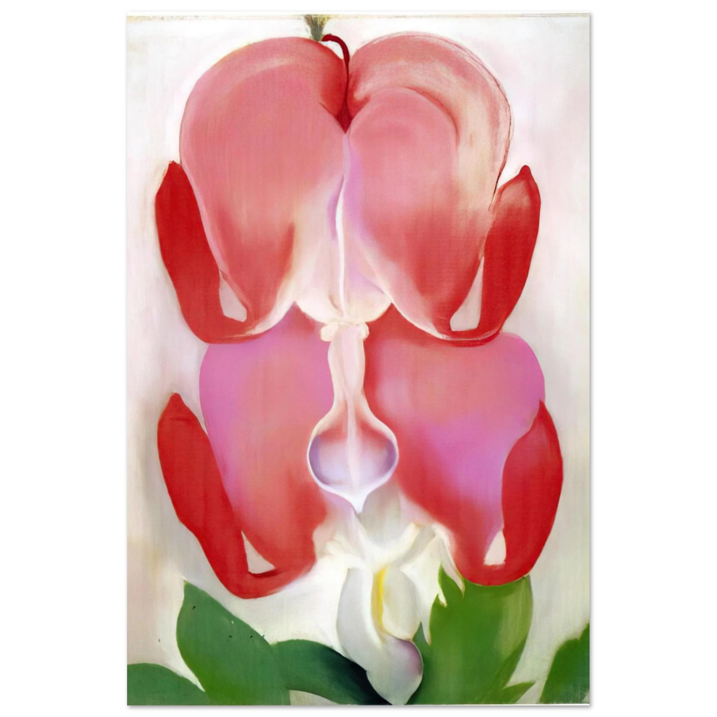 Georgia O'Keeffe - Bleeding Heart Fine Art Poster - 40x60 cm / 16x24 inches