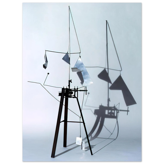 Bruno Munari - Useless Machine Arrhythmic Carousel - 1953 Fine Art Poster - Default Title