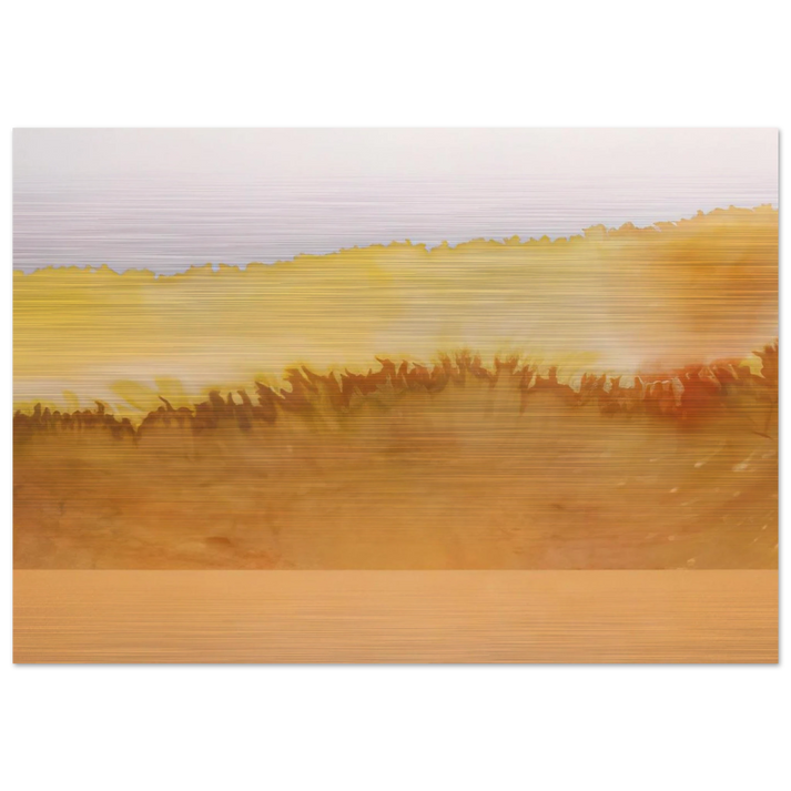 Sun Castle - 1979 - Ronnie Landfield Brushed Aluminum Print - 70x100 cm / 28x40 inches | Ronnie Landfield Aluminum Print | Ronnie Landfield Prints