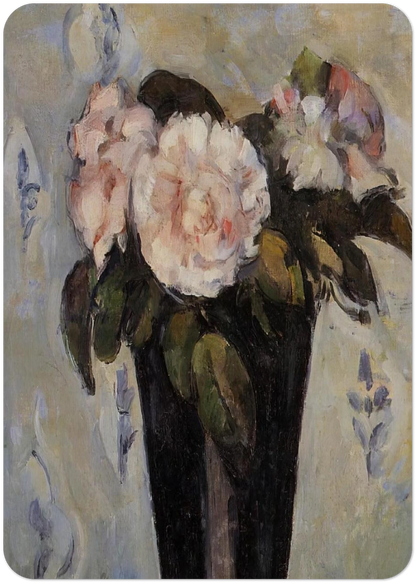 Dark Blue Vase By Paul Cézanne Pack of 10 Post Cards | Paul Cézanne Post Cards | A6 (10.5 x 14.8 cm) - 4.1 x 5.8 inches