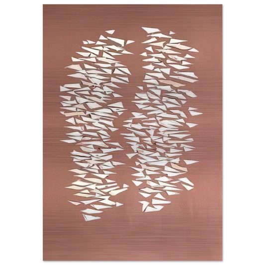 Quiet Vertical - 2006 - Robert Goodnough Brushed Aluminum Print - 70x100 cm / 28x40 inches | Robert Goodnough Aluminum Print | Robert Goodnough Prints