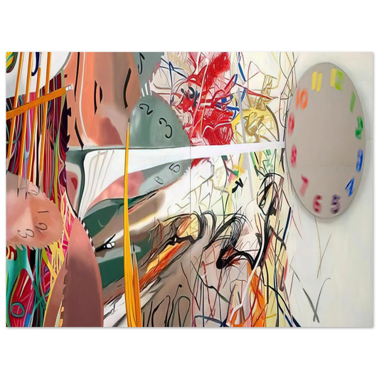 James Rosenquist - Time Stops the Face Continues Fine Art Poster - Default Title