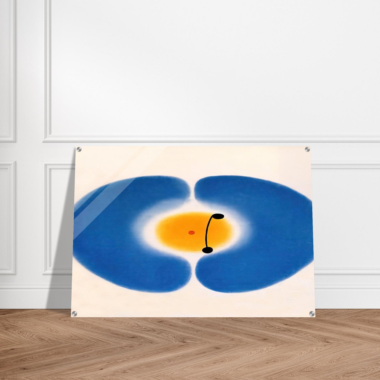 Blue Mandala - 1978 - Victor Pasmore Acrylic Print - 70x100 cm / 28x40″ inches | Victor Pasmore Wall Art | Victor Pasmore Prints
