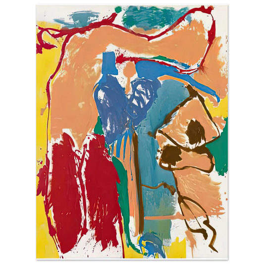 Helen Frankenthaler - Mediterranean Thoughts, 1960- Wall Art - 21x29.7 cm / 8x12" - Fine Art Poster - -