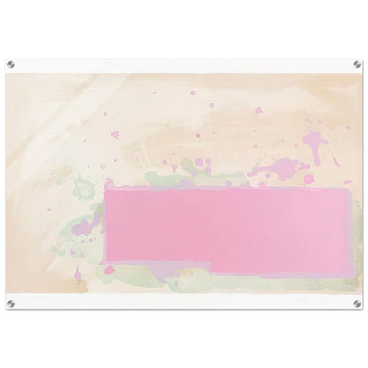 Orange-Pink-Green - 1971 - John Hoyland Acrylic Print - 70x100 cm / 28x40″ inches | John Hoyland Wall Art | John Hoyland Prints