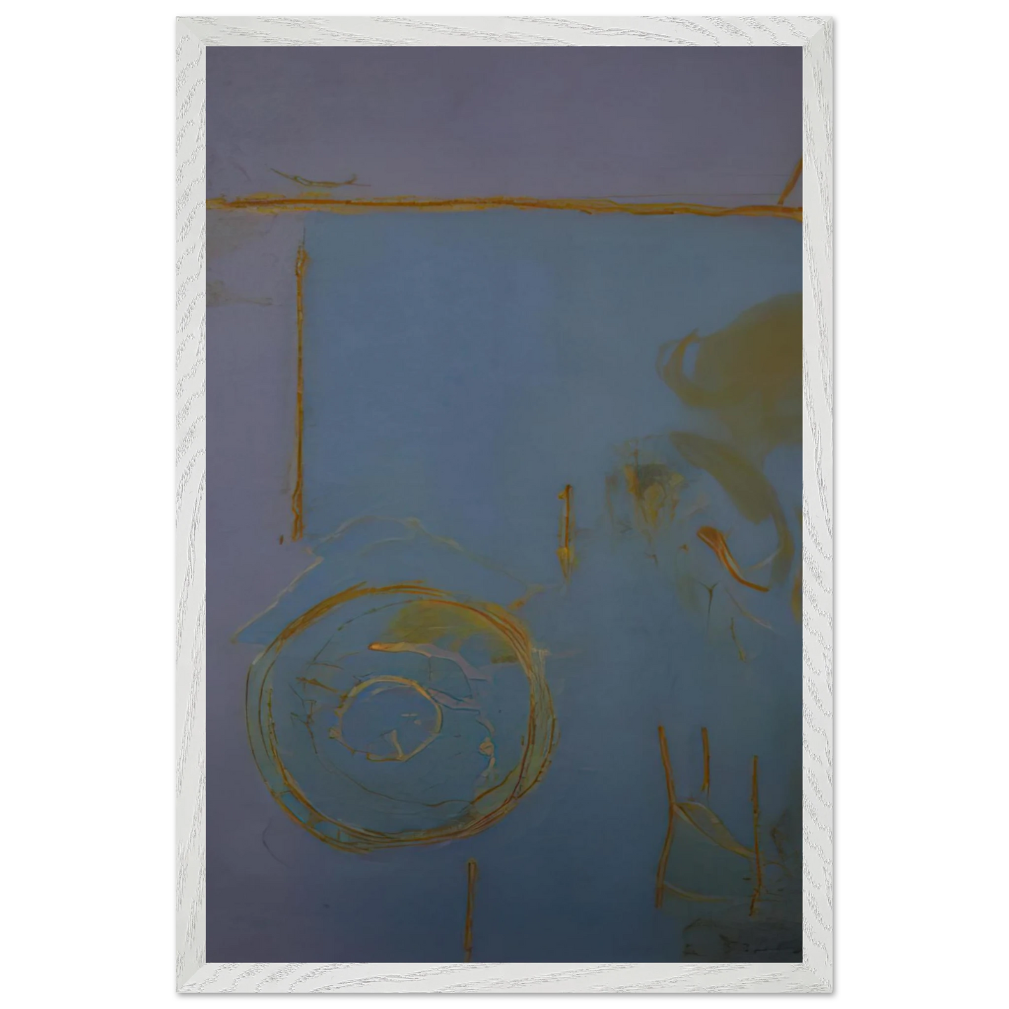 Helen Frankenthaler - Guadalupe - 1989 Wall art - A1 (59.4 x 84.1  cm) - Premium Wooden Framed Poster With Fine Art Paper - Wood frame