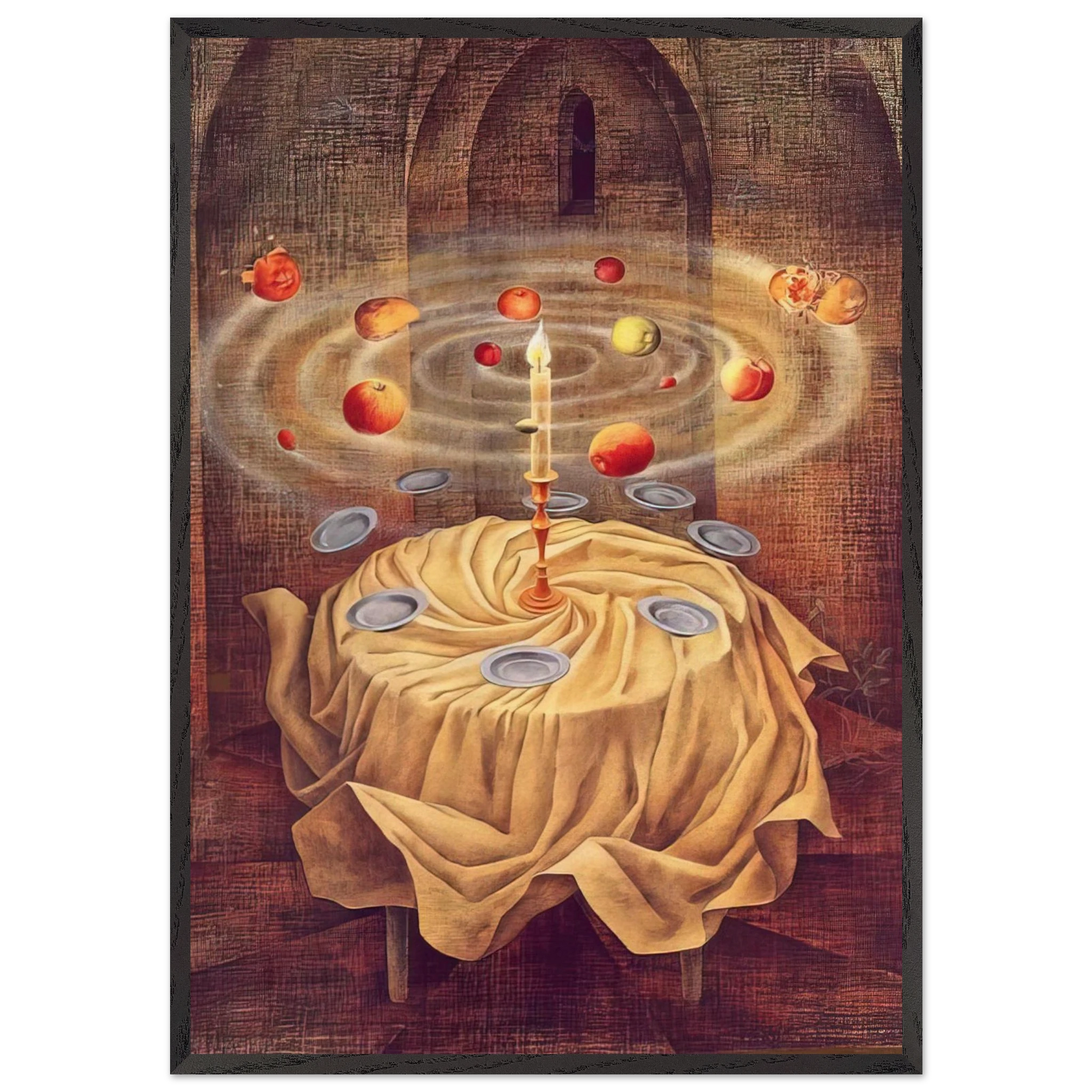 STILL LIFE RESLICITANDO 1963 - Remedios Varo Framed Art Print – Black Wooden Frame - Default Title - -Framed Art Print