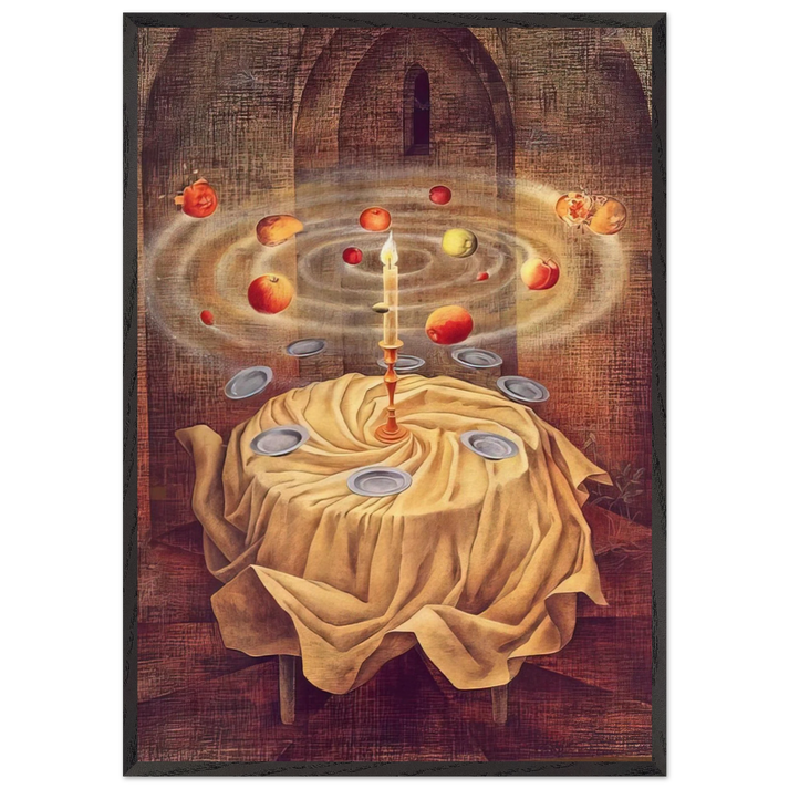 STILL LIFE RESLICITANDO 1963 - Remedios Varo 70x100 cm / 28x40 inches Framed Art Print – Black Wooden Frame
