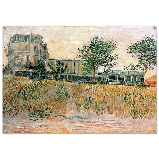 The Restaurant de la Sirene at Asnieres - Vincent van Gogh Acrylic Print - 70x100 cm / 28x40″ inches