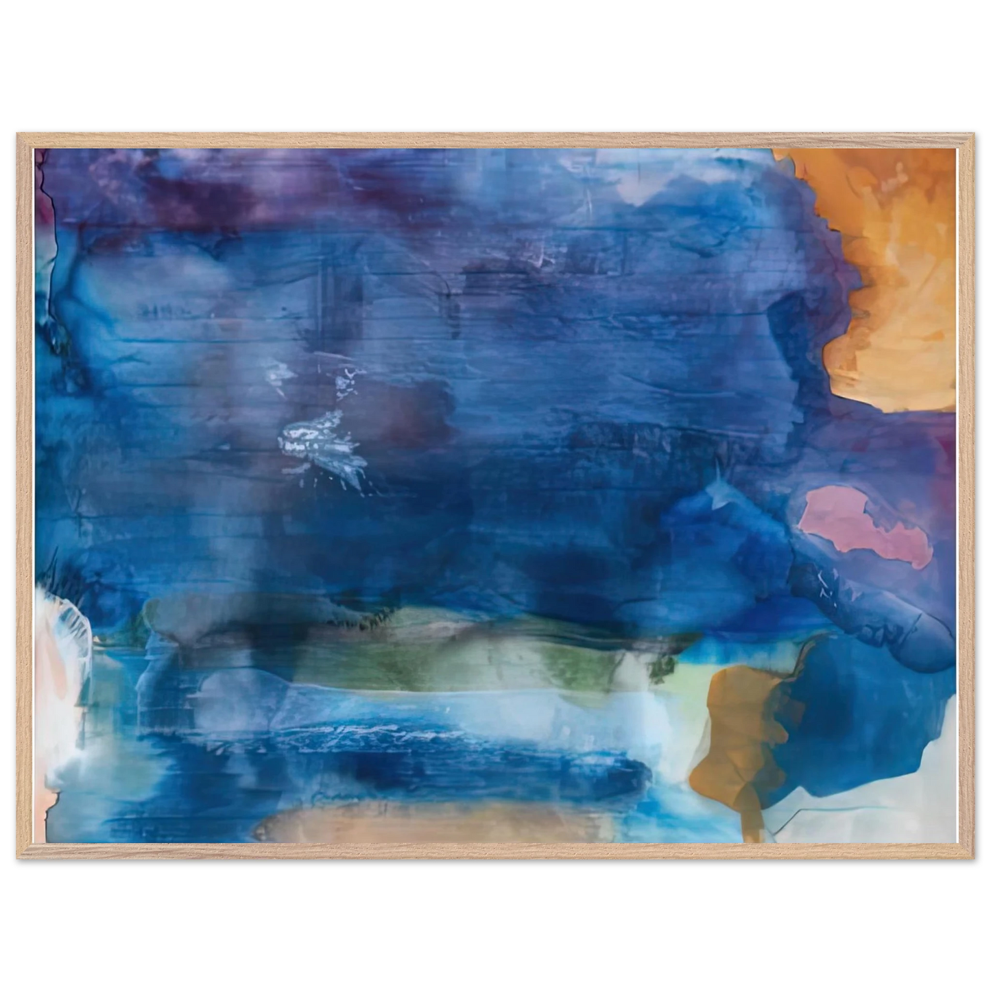 Helen Frankenthaler - Riverhead, 1963-64- Wall Art - 28x40 inches / 70x70 cm - Canvas (Imperial) - -