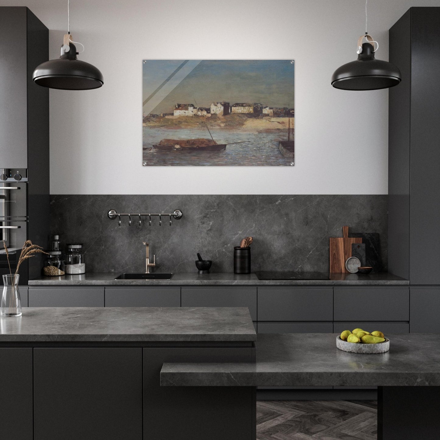 BRETON HARBOUR - Odilon Redon Acrylic Print - 70x100 cm / 28x40″ inches | Odilon Redon Wall Art | Odilon Redon Prints