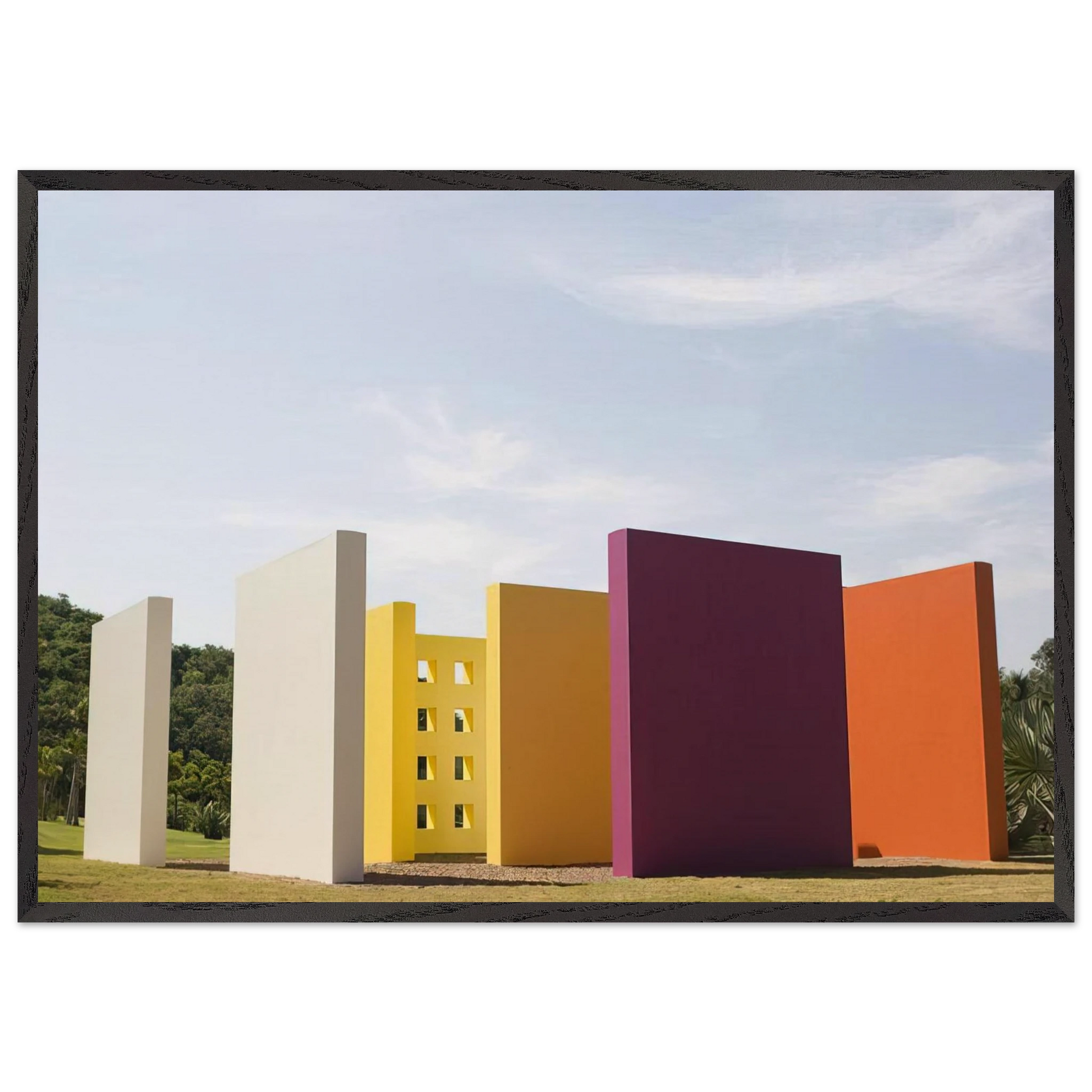 Magic Square 5 De Luxe - 1977 - Helio Oiticica Framed Art Print – Black Wooden Frame - Default Title - -Framed Art Print