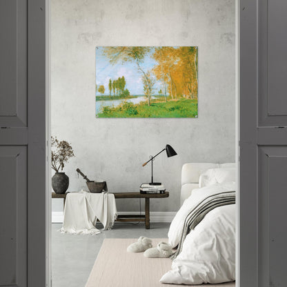 The Spring in Argentuil - claude monet Acrylic Print - 70x100 cm / 28x40″ inches