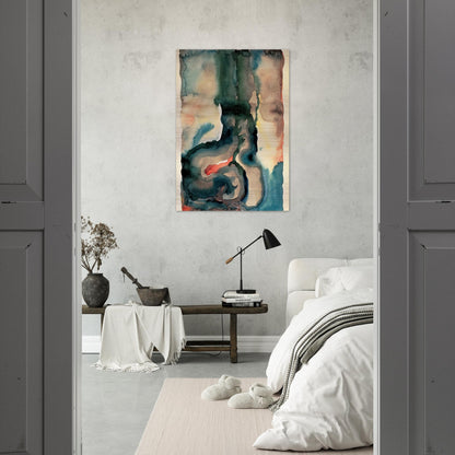 Portrait No. III - Georgia O'Keeffe Brushed Aluminum Print - 70x100 cm / 28x40 inches | Georgia O'Keeffe Aluminum Print | Georgia O'Keeffe Prints