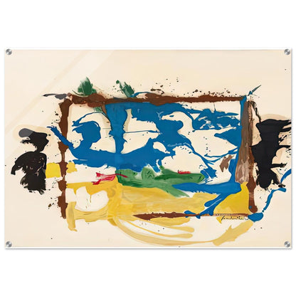 Swan Lake I, 1961- - Helen Frankenthaler Acrylic Print - 70x100 cm / 28x40″ inches | Helen Frankenthaler Wall Art | Helen Frankenthaler Prints