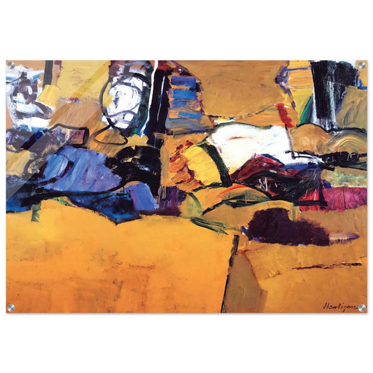 NEW ENGLAND OCTOBER 1957 1957 - Grace Hartigan Acrylic Print - 70x100 cm / 28x40″ inches