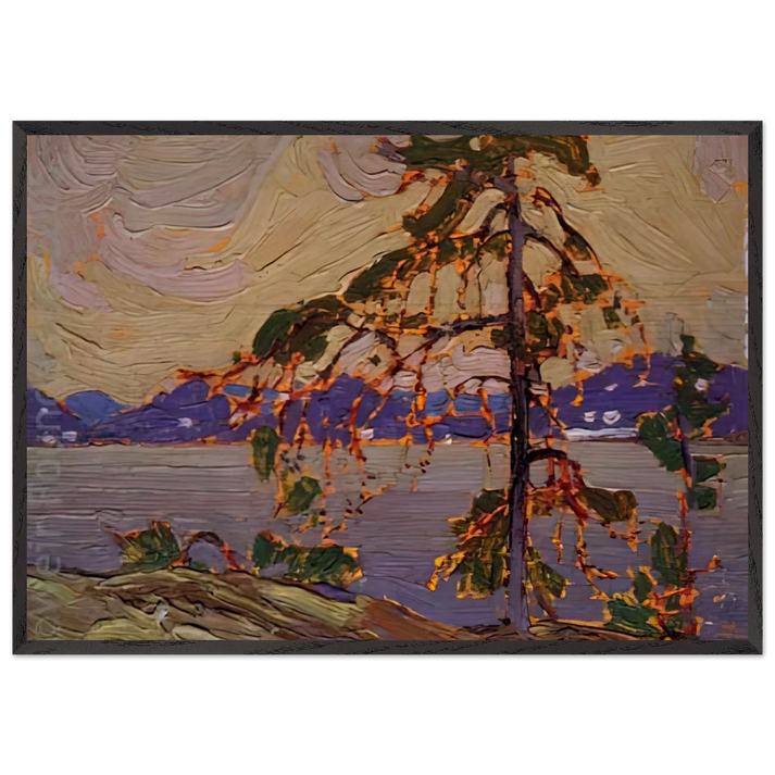 SKETCH FOR THE JACK PINE 1916 - Tom Thomson 70x100 cm / 28x40 inches Framed Art Print – Black Wooden Frame