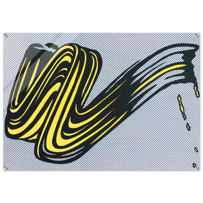 BRUSHSTROKE 1965 0 - Roy Lichtenstein Acrylic Print - 70x100 cm / 28x40″ inches | Roy Lichtenstein Wall Art | Roy Lichtenstein Prints