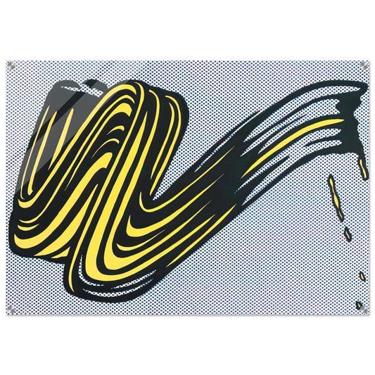 BRUSHSTROKE 1965 0 - Roy Lichtenstein Acrylic Print - 70x100 cm / 28x40″ inches | Roy Lichtenstein Wall Art | Roy Lichtenstein Prints