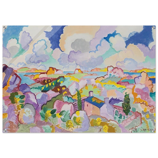 Printemps en Bretagne - 1959 - Charles Lapicque Acrylic Print - 70x100 cm / 28x40″ inches