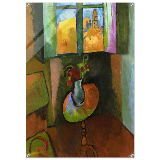 PEDISTAL TABLE RUE SEGUIER 1909 - Raoul Dufy Acrylic Print - 70x100 cm / 28x40″ inches