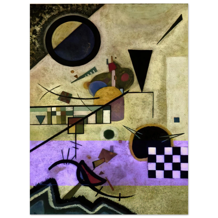 Wassily Kandinsky - CONTRASTING SOUNDS 1924  75x100 cm / 30x40inches Fine Art Poster