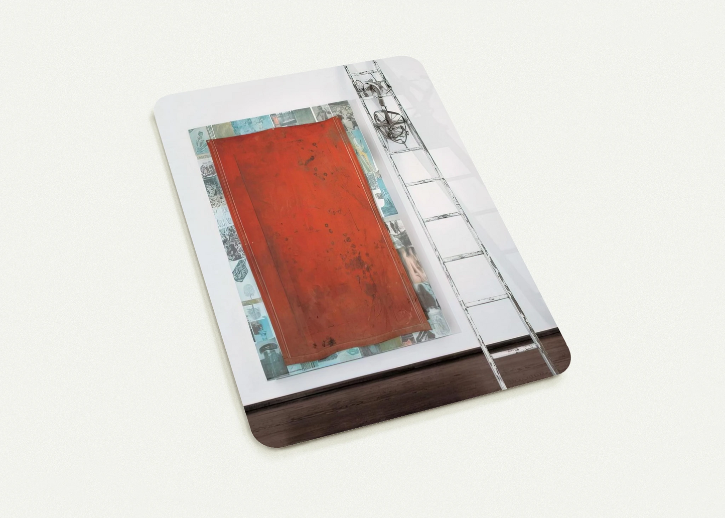 MANGO ICE CAVE SCALE 1977 By Robert Rauschenberg Pack of 10 Post Cards | Robert Rauschenberg Post Cards | A6 (10.5 x 14.8 cm) - 4.1 x 5.8 inches