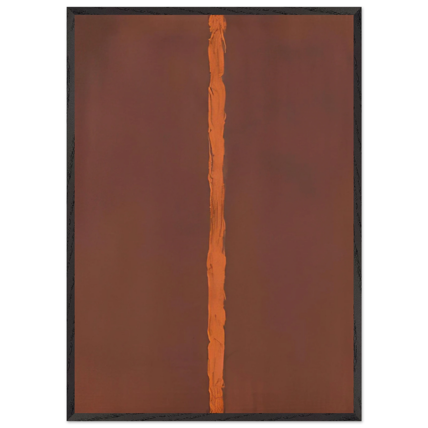 Onement I - Barnett Newman Framed Art Print – Black Wooden Frame - Default Title - -Framed Art Print