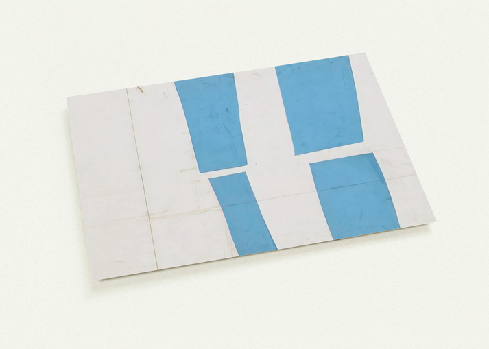 Blue and White By Ellsworth Kelly Pack of 10 Post Cards | Ellsworth Kelly Post Cards | A6 (10.5 x 14.8 cm) - 4.1 x 5.8 inches