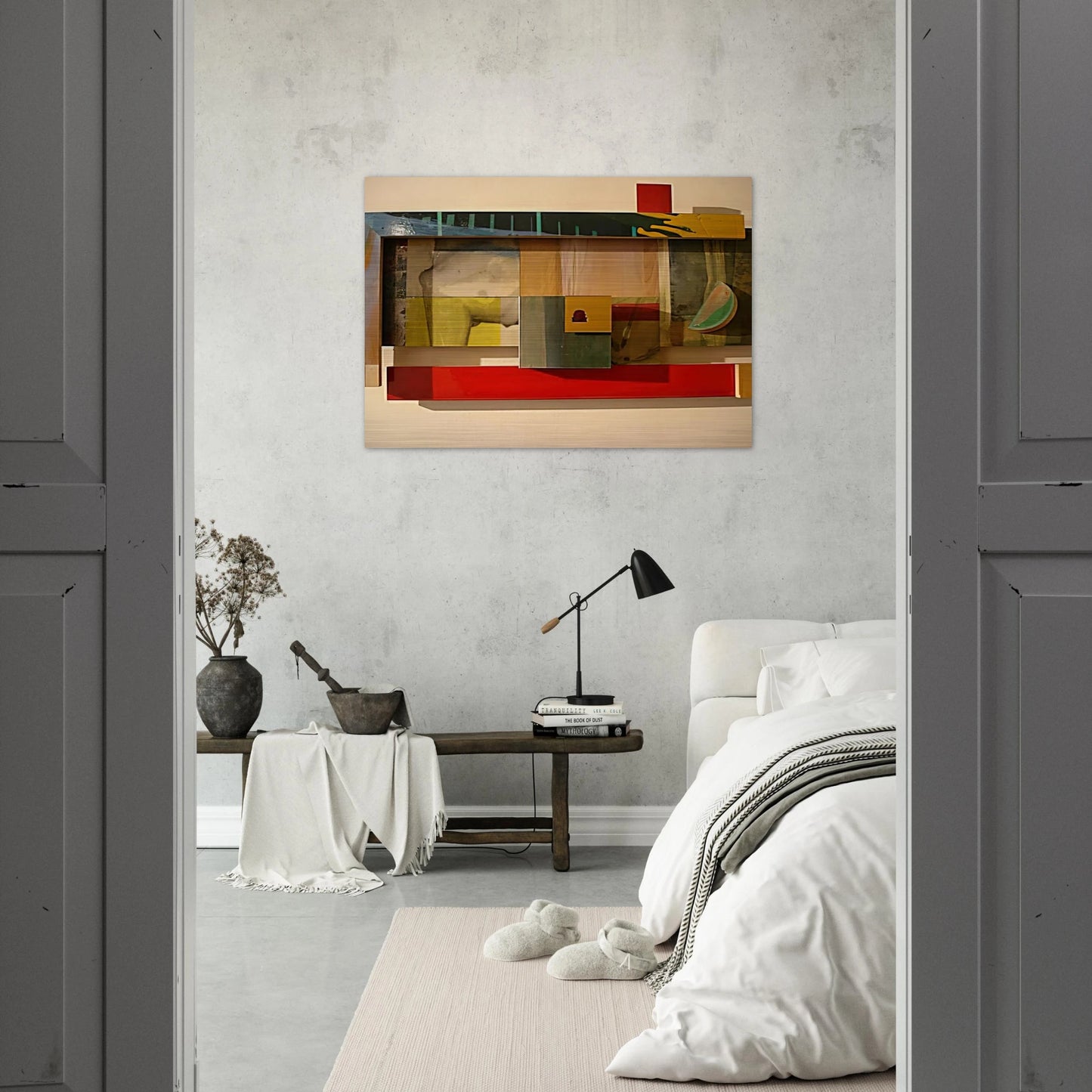 Horse - Sam Gilliam Brushed Aluminum Print - 70x100 cm / 28x40 inches | Sam Gilliam Aluminum Print | Sam Gilliam Prints