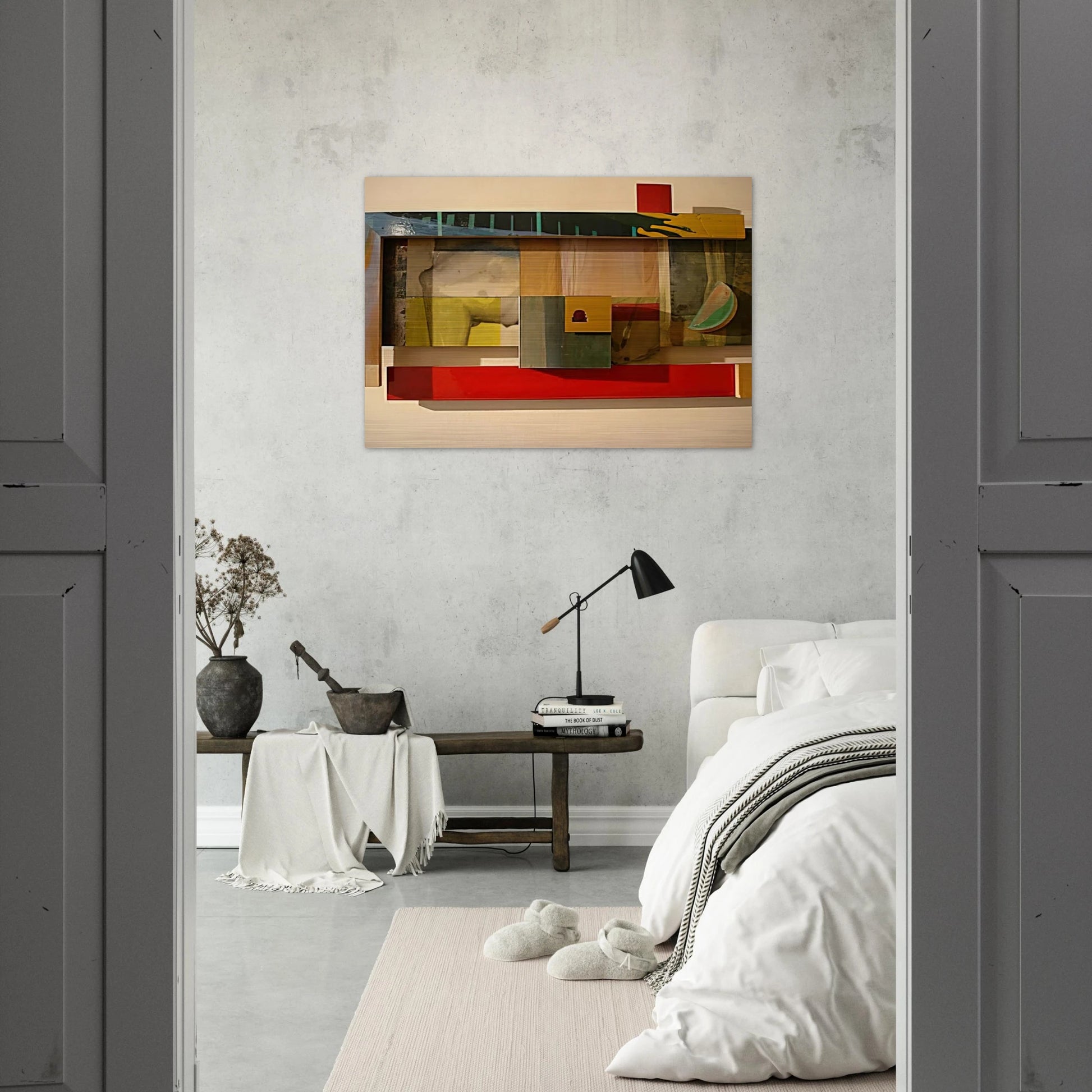 Horse - Sam Gilliam Brushed Aluminum Print - 70x100 cm / 28x40 inches | Sam Gilliam Aluminum Print | Sam Gilliam Prints