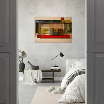 Horse - Sam Gilliam Brushed Aluminum Print - 70x100 cm / 28x40 inches | Sam Gilliam Aluminum Print | Sam Gilliam Prints