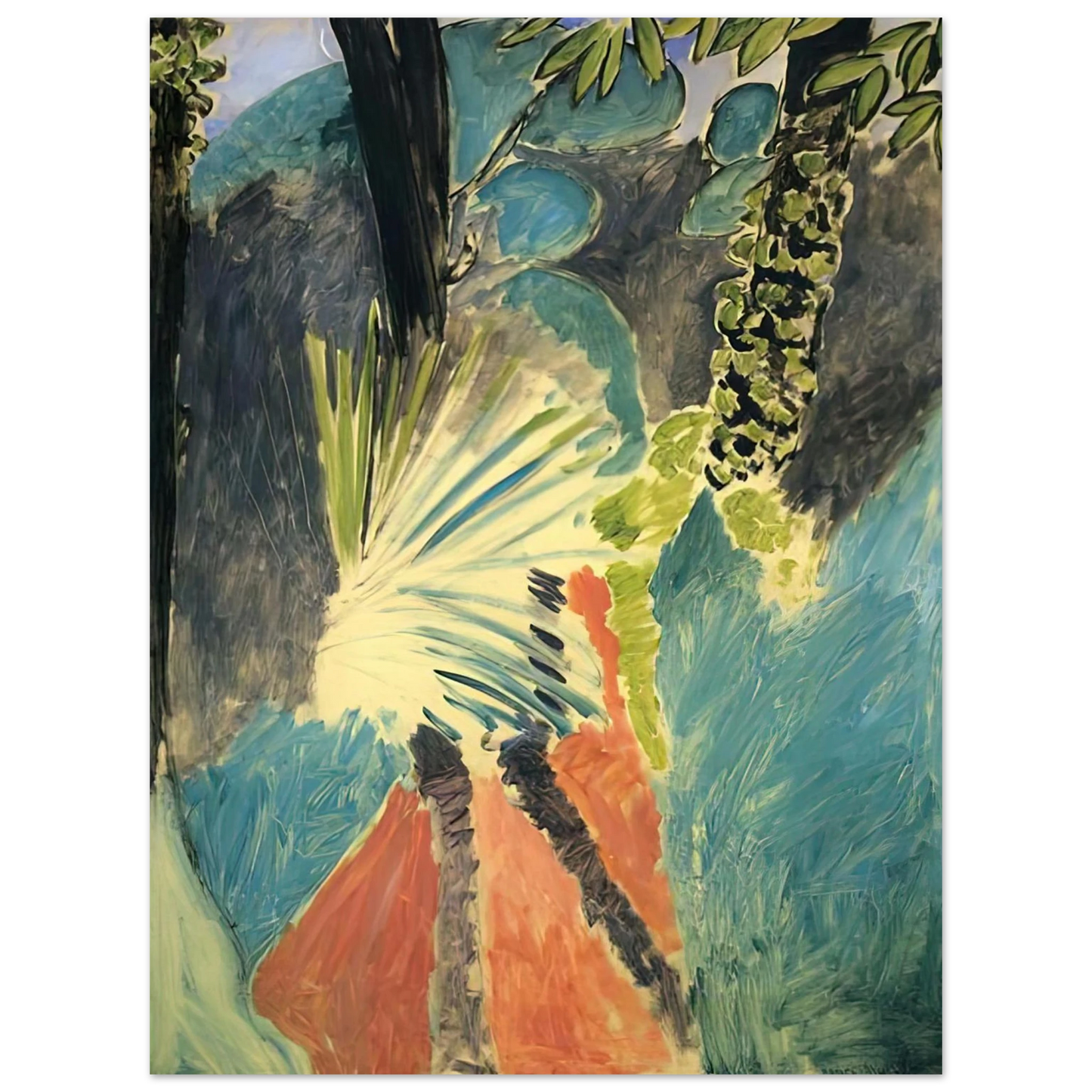 Henri Matisse - THE PALM 1912 Fine Art Poster - Default Title