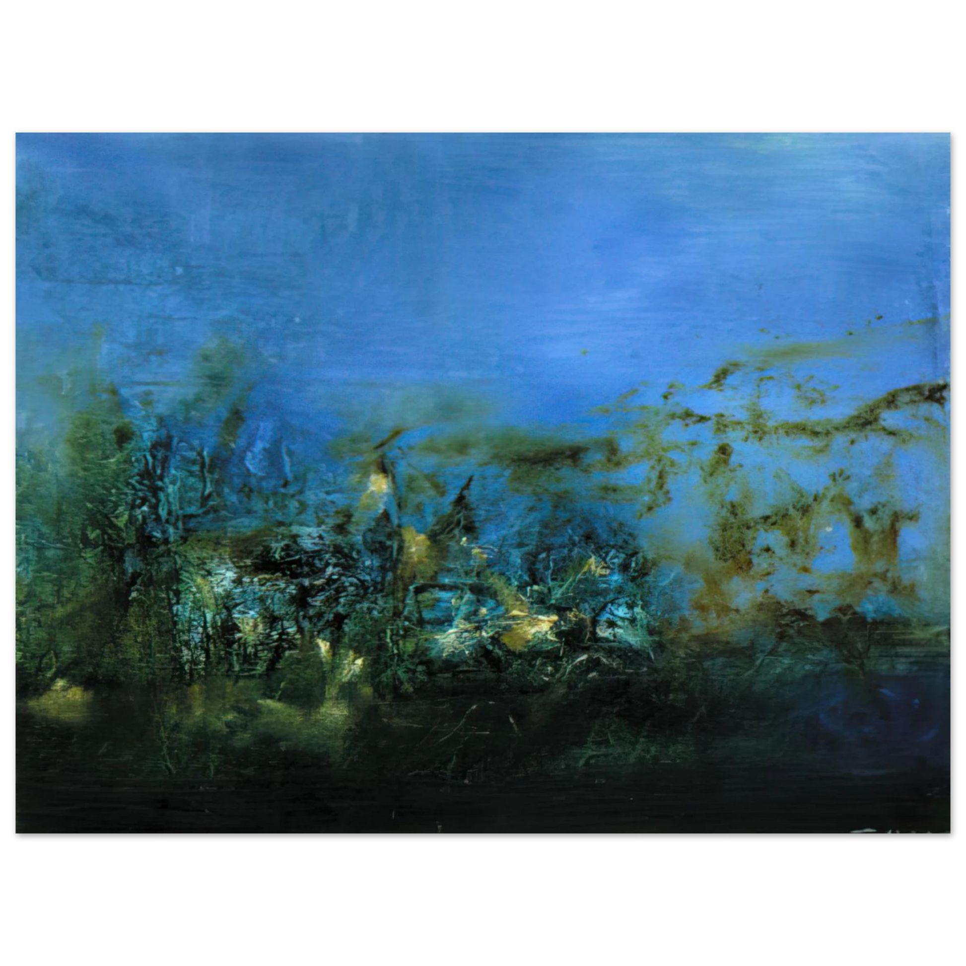 Zao Wou-Ki - 14 10 2002 2002 Fine Art Poster - Default Title