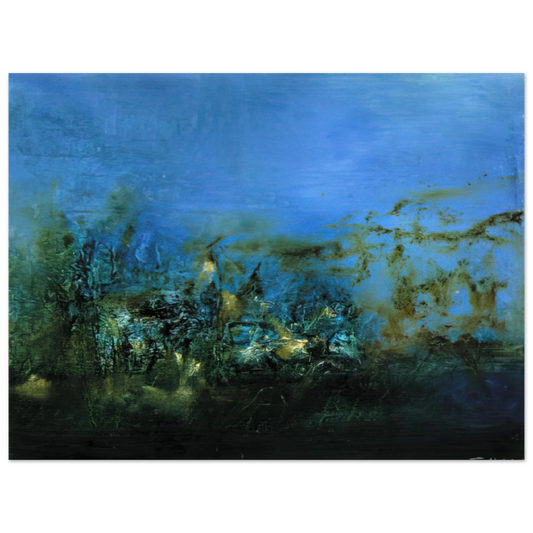 Zao Wou-Ki - 14 10 2002 2002 Fine Art Poster - Default Title