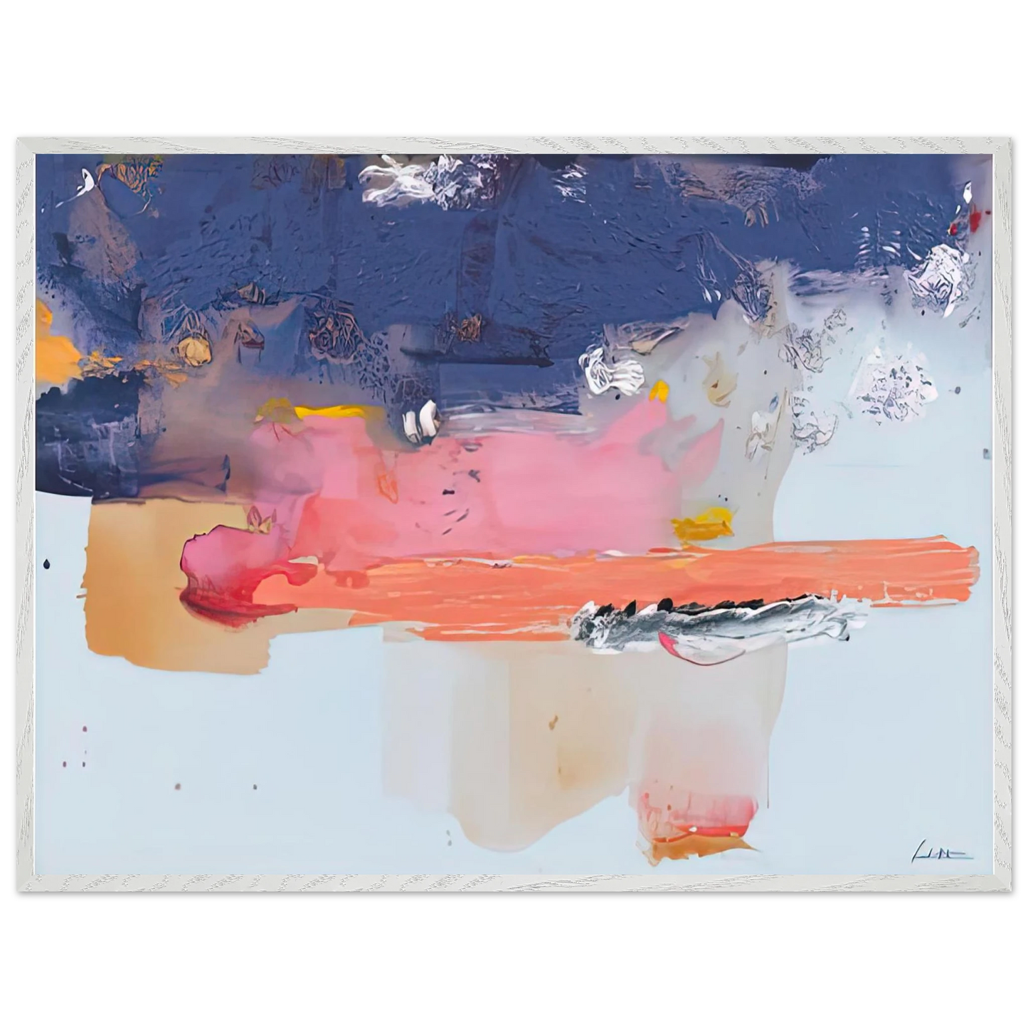 Helen Frankenthaler - Western Roadmap, 1991- Wall Art - 60x80 cm / 24x32 inches - Fine Art Poster - -