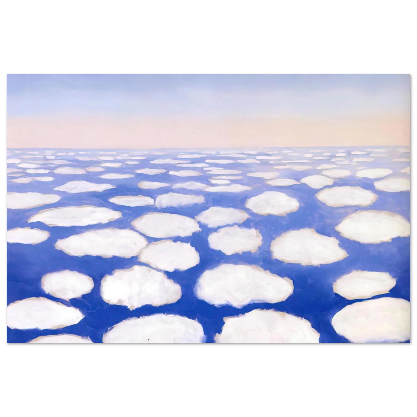 Georgia O'Keeffe - Above the Clouds I Fine Art Poster - 75x100 cm / 30x40 inches