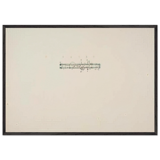 Haiku - Neo-Dada - John Cage Framed Art Print – Black Wooden Frame - Default Title - -Framed Art Print