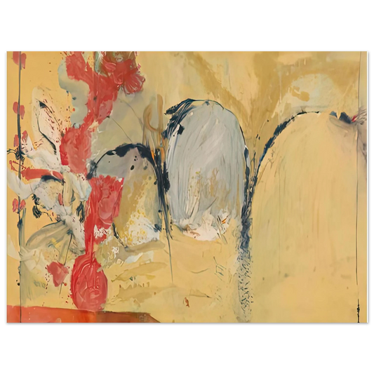 Helen Frankenthaler - Large Abstract Still Life, 1951- Wall Art - 21x29.7 cm / 8x12" - Fine Art Poster - -