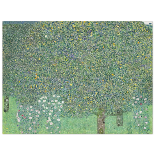 Gustav Klimt - ROSES UNDER THE TREES Fine Art Poster - Default Title