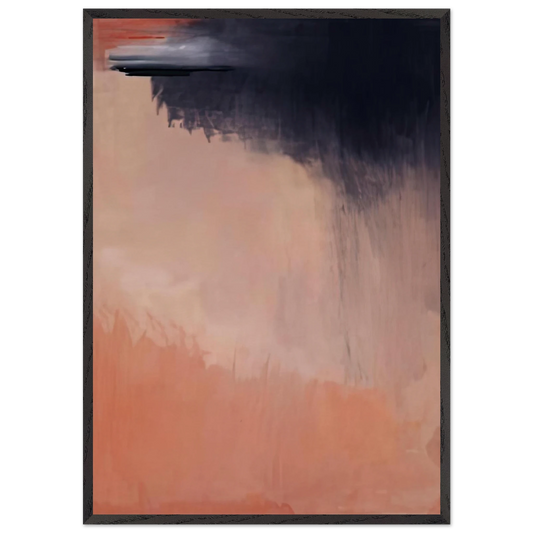 Cloud Burst 2002- - Helen Frankenthaler Framed Art Print – Black Wooden Frame - Default Title - -Framed Art Print